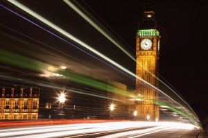 Parliament at night